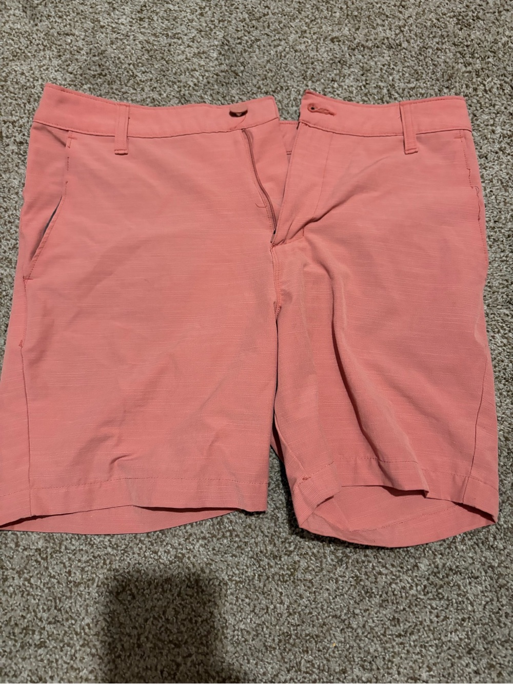 all in motion Coral Flat-Front Stretch Shorts